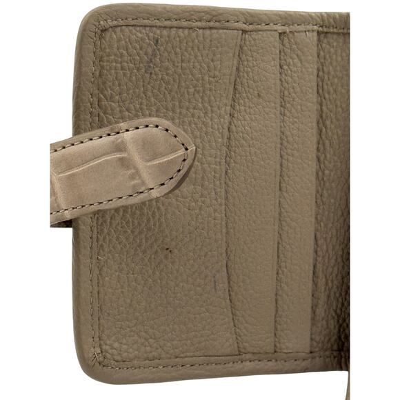 BRIW02: Brighton Croc-Embossed Leather Wallet - Picture 4 of 5